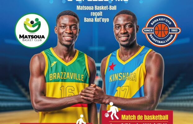 Matsoua Basket Club vs Bana Kot’oyo : les Ewawa des deux rives se retrouvent à Brazzaville